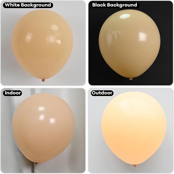 Retro Blush Pink Balloons, 60 Packs 12 Inch Dusty Pink Metallic Chrome Rose - Image 8
