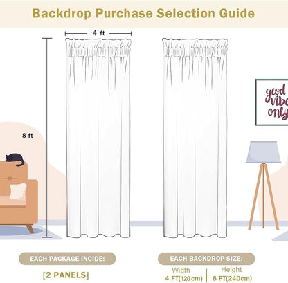 4×8FT-2PCS Burgundy Sequin Backdrop Curtains Panels, Photography Backdrop - Image 6
