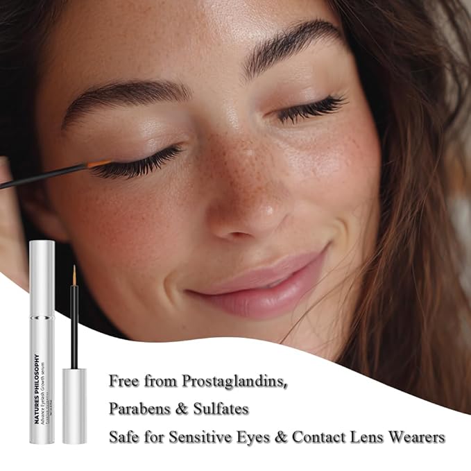 NP NATURES PHILOSOPHY Moroccan Argan Oil & Eyelash Growth Serum Set, Peptide-Infused Lash Serum Prostaglandin-Free, Deep Nourishment Anti-Frizz Shine Hair Product, Aussie Hair Care for All Hair Types