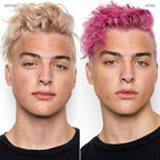 Overtone Semi Permanent Hair Color Conditioner, Pastel Magenta is Magenta Morning, 8 oz, Nourishing, Damage-Free, Color Depositing Mask for All Hair Types with Shea Butter & Coconut Oil, Vegan
