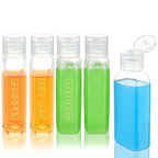 Cosywell Travel Bottles for Toiletries Plastic Squeeze Bottles 5pcs 2 oz TSA Approved Travel Size Containers Refillable Cosmetic Containers Kit Leak proof Shampoo Conditioner Travel Essentials