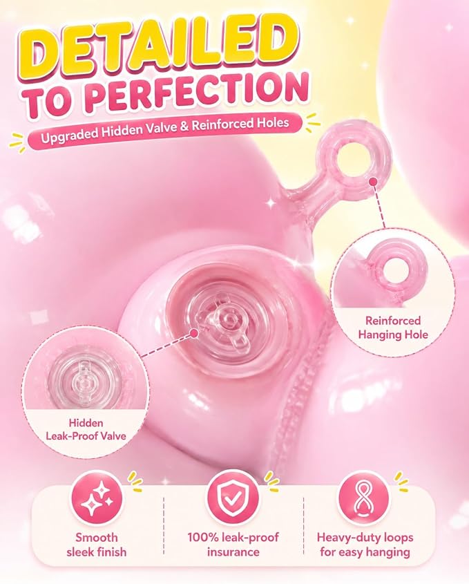 Reusable Balloon Garland 5 Cluster Inflatable Latex Free PVC Clusters Arch Kit - Image 6