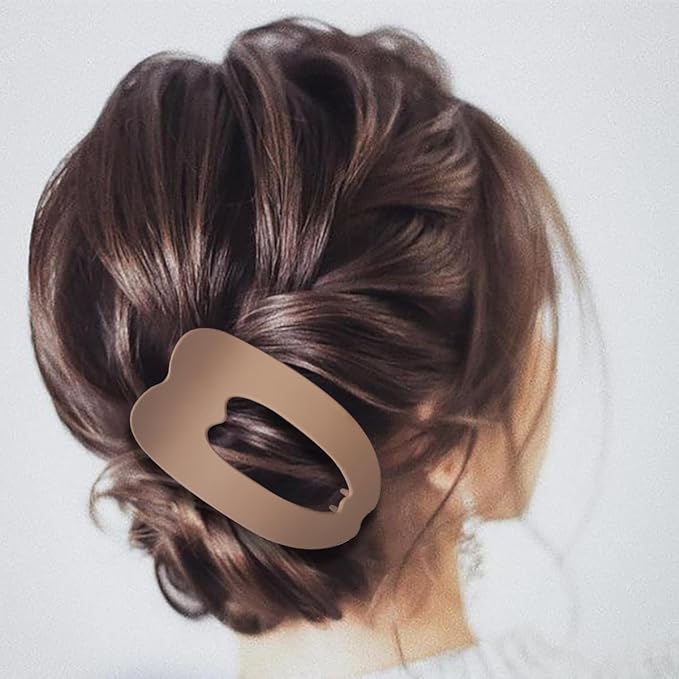 Large Flat Hair Clips for woman,4PCS French Flat Hair Claw Clips,Duckbill Hair Clips for Thick and Thin Hair,Matte No-Slip Hair Clip Strong Hold Barrettes