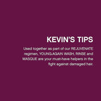 KEVIN.MURPHY YOUNG.AGAIN.WASH - Moisturising Shampoo - For Dry, Damaged & Brittle Hair - Hair Repair & Hydration - Amino Acids & Lotus Flower Extract - Sulphate & Paraben Free - 1 L / 33.8 fl oz