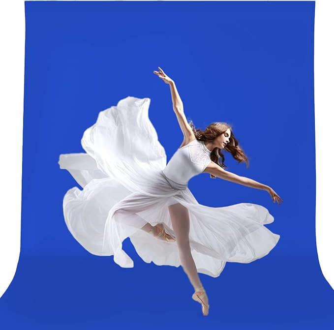 10x12ft Royal Blue Screen Backdrop by CPLIRIS