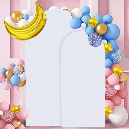 FANPROMS Arch White Cover Spandex Arch Cover Set of 2 Arches Covers Stretchy - Image 6