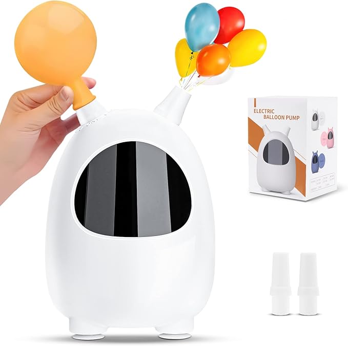 Balloon Pump Electric, SPLAKS Balloons Inflator Air Pump Portable Balloon Blower by SPLAKSCALCULATOR