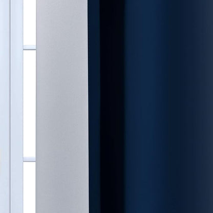 Yakamok Ombre Curtains Blue and Greyish White - Image 7
