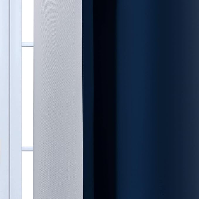 Yakamok Ombre Curtains Blue and Greyish White - Image 5