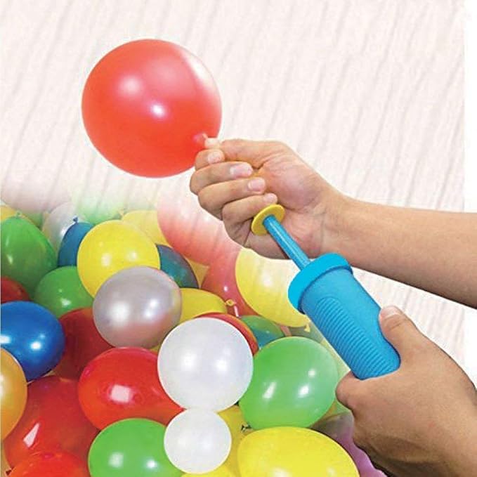 Portable Hand-Held Air Pump for Inflatables, Double Action Balloon Pump | - Image 8