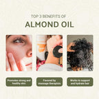 Nature Packaged Sweet Almond Oil - for Skin and Hair - Carrier Oil for Essential Oils Mixing - From EIR Oils' Farm in Mallorca, Spain - 4 Gallons