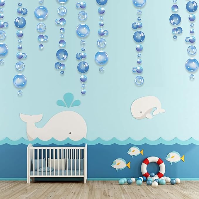 Transparent Bubble Garlands Party Streamers Mermaid Party Decoration, Hanging - Image 3