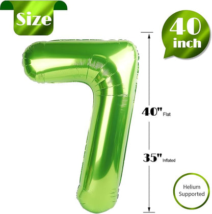 Light Green 7 Balloon - Image 5