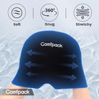 Migraine Relief Cap, FSA Eligible, Full Head Cold Compress Soft Stretchy Headache Relief Cap for Tension, Sinus, Stress Relief, Hangover Ice Hat, Puffy Eyes, Gifts for Migraine Sufferers