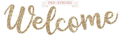 Pre-Strung Welcome Banner by PerfectOccasion