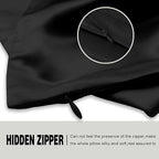 Silk Pillowcase for Hair and Skin,Soft,Breathable and Sliky 100% Standard Size Pillow Cases Set of 2,Both Sides Natural Mulberry Silk Pillowcases with Hidden Zipper(Standard Size 20"X 26",2pcs)