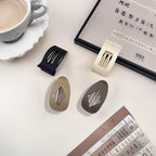 Flat Hair Clips,4PCS French Flat Hair Claw Clips for Women, Large Matte No-Slip Hair Clip, Duckbill Hair Clips for Thick and Thin Hair Strong Styling Hold Accessory