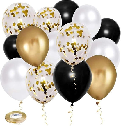 60-Pack 12-Inch Confetti Latex Balloons by Mtgluk