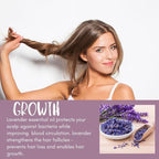 Rice Water For Hair Growth - Hair & Scalp Treatment, Rosemary Water Spray For Hair Growth, Infused with Biotin, Vegan Non-Greasy Spray Naturally Thicker hair. (Vanilla + Cedarwood, 4 OUNCES) (8 OUNCES, Lavender vanilla)