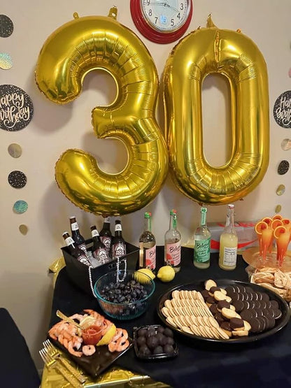 30 Balloon Numbers 30th Year Old Birthday Decorations - Image 2