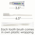 Moda West 24 Hygiene Kits - Bulk Case of Wholesale Basic Toiletry Kits for Men, Women, Travel, Charity - 9 Piece Kit, Unisex, Convenient for Personal Use, Charitable Giving, Travel, and More