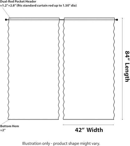 Kotile Light Purple Lace Curtains - Image 2