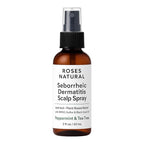 Seborrheic Dermatitis Scalp Spray, Plant-Based Relief with DMSO, Sulfur, Black Seed Oil, Peppermint & Tea Tree, Anti-Itch, 2 fl oz