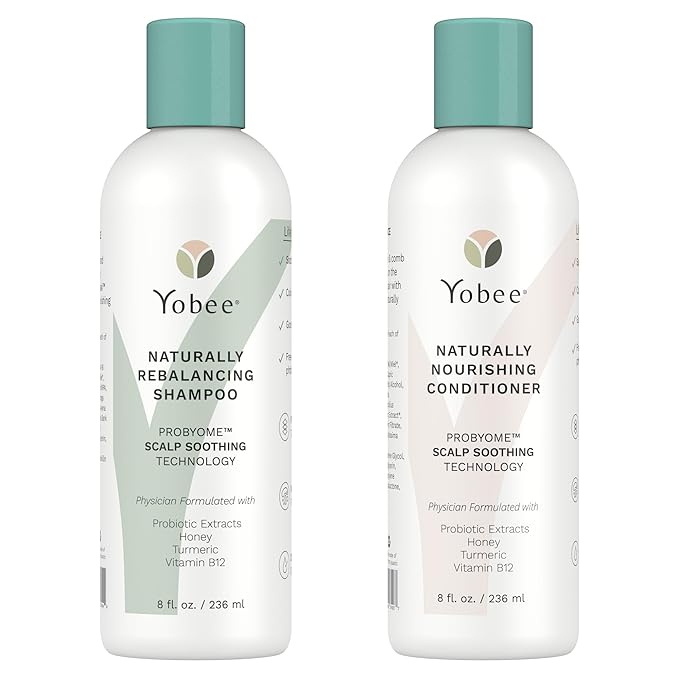 Psoriasis & Dandruff relief | Yobee Probiotic Shampoo & Conditioner | Doctor formulated