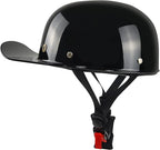 Baseball Motorcycle Helmet - Half Helmet Motorcycle Men Women for Bike Cruiser Chopper Moped Scooter with Gloves and Masks, Dot Approve