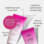 Four Reasons Color Mask INTENSE- Fuchsia – (27 Colors) Intensive Toning Treatment - Color Depositing Conditioner – Semi Permanent Hair Dye for Lightened and Colored Hair– 100% Vegan, 6.76 fl oz