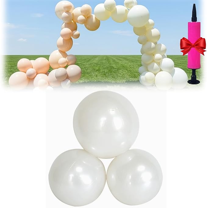 Reusable Inflatable Balloon Garland Arch Kit, 43in/15in Linked Pvc Balloons by Unknown