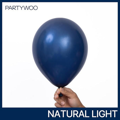 PartyWoo Navy Blue Star Spike Balloon Arch Kit 110pcs Different Sizes | 18 12 - Image 2
