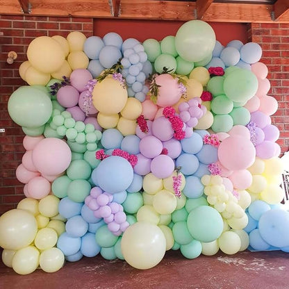 Pastel Balloon Arch Kit, Different Size Balloons Kit - Image 5
