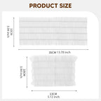 100Pcs SPA Facial Headbands SPA Makeup Headbands Skincare Hair Bands Makeup Head Wraps for Bath Home Showering Personal Use, White