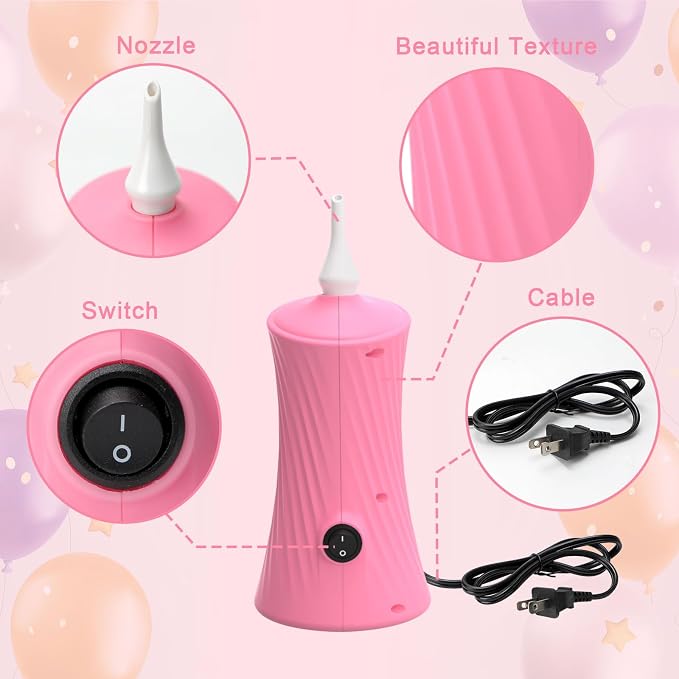 IDAODAN Balloon Pump Electric, Balloon Air Pump - Image 4