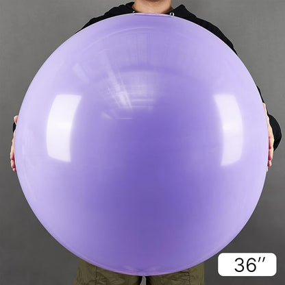 PartyWoo Lavender Balloons 4pcs Light Pastel Purple Lilac Purple Color | 36 - Image 2