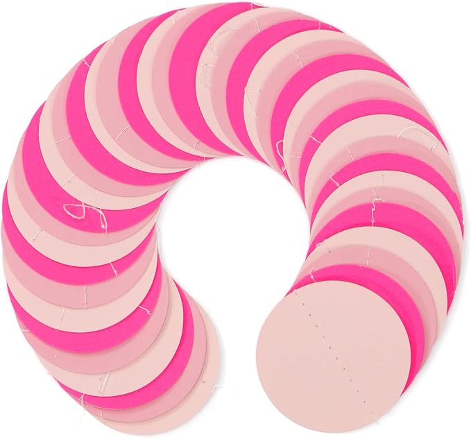 Hot-Pink Party-Decorations Paper-Garland Streamers Banner - 52Ft Galentines - Image 3