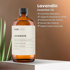 VINEVIDA Lavandin Essential Oil 16 oz - Undiluted, Pure, Vegan, and Sustainable