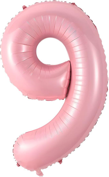 40 Inch Pink Number 9 Balloon Suitable by Unknown