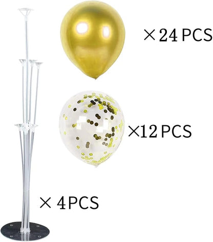 4Sets Gold Balloons Stand - Image 2