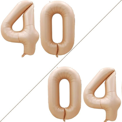 Number 40 Balloons for 40th Birthday Party Decorations, 42 Inch Jumbo Foil by GOER