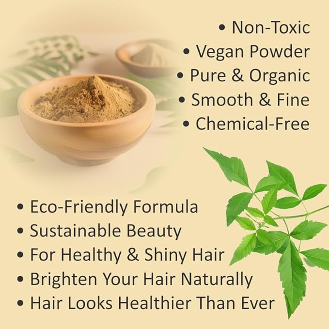 100% Organic Henna Hair Color – Natural, Chemical-Free Hair Dye for Rich, Vibrant Color & Gloss – Grey Coverage, Safe for All Hair Types, Vegan Non-Toxic, Herbal Hair Treatment (WINE RED)