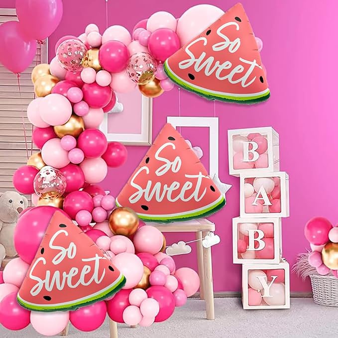 Watermelon Balloons So Sweet Balloon Fruit Balloons Watermelon Themed Party - Image 4