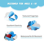 PROMEDIX P Kids Gloves Disposable for 6-10 Years,100PCS Nitrile Gloves for Crafting,Cooking,Latex-Free,Powder-Free