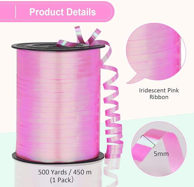 Light Pink Curling Ribbon - Image 5