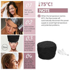 Hair Steamer Cap, Corded Electric Thermal Heat Cap for Deep Conditioning, Hair Care Hat Hair Steamer Thermal Heating Cap For Home Spa(US Plug)