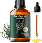 Pure Eucalyptus Essential Oil for Outdoor Shield, Patio & Garden Protection, Mumianhua Natural Spray Blends for Diffuser, Outdoor Freshness, Unwanted Distractions, Skin, Hair 3.38 Fl Oz