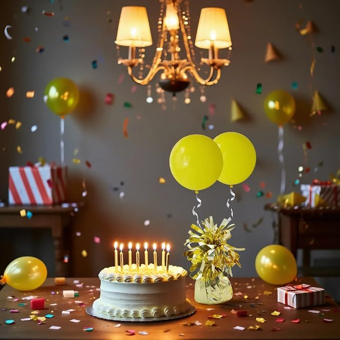 Balloon Weights Light Gold 6Pcs | Perfect - Image 6