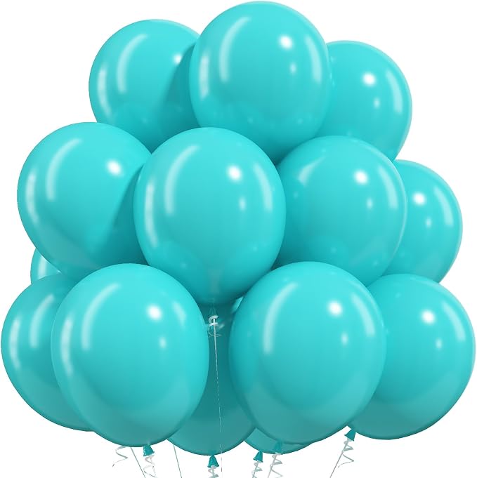 Teal Balloons by Togvu