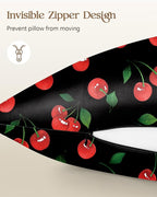 2 Pack Mulberry Silk Pillowcase for Hair and Skin - Standard Size 20 x 26 Inches with Hidden Zipper Shiny Cherry 19 Momme Soft Sleeping Silk Pillow Case for Women, Moms